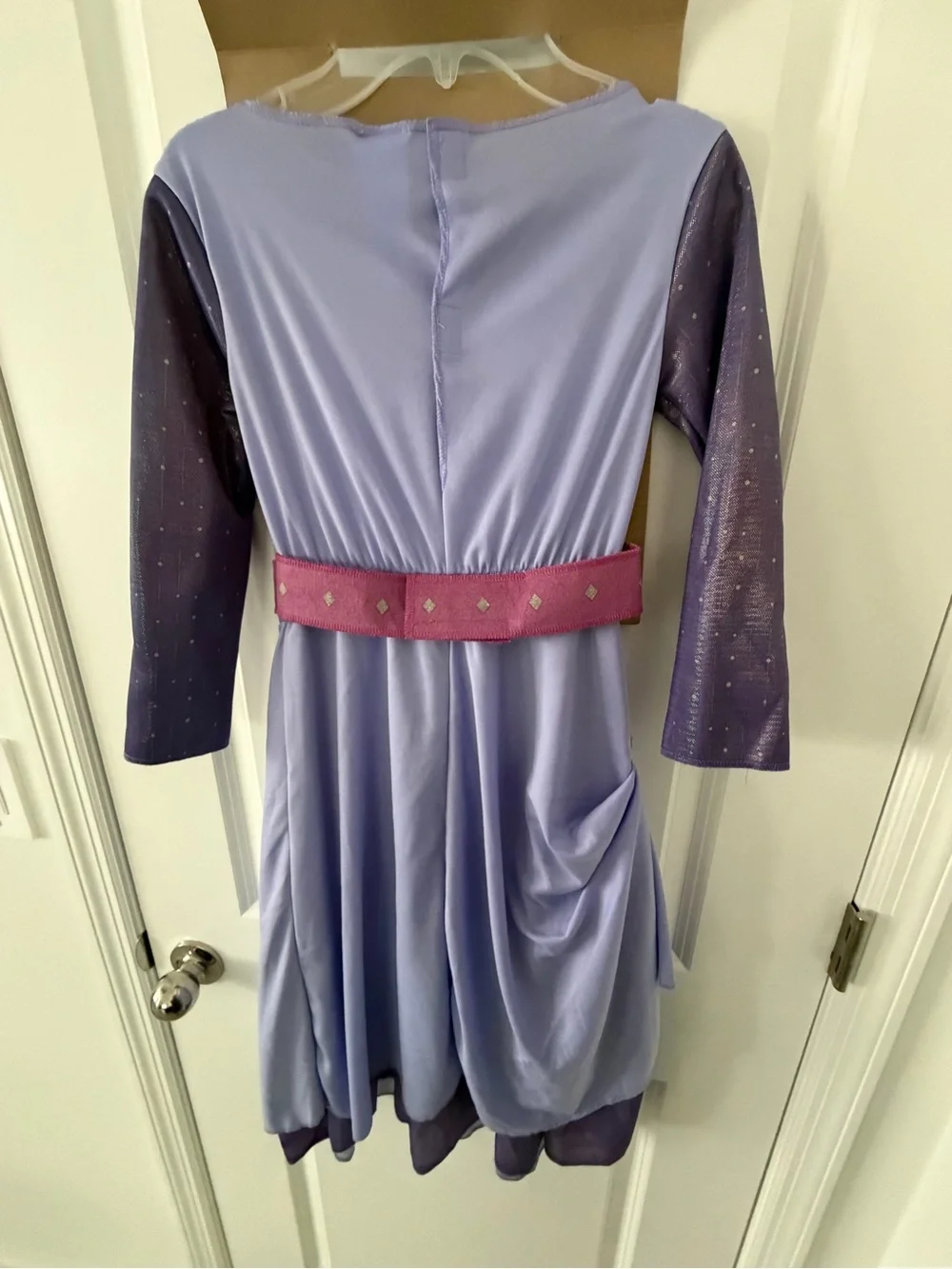 Disney Asha Lavender and Deep Purple Girls Costume Dress Size Small NWT
